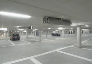 Nieuwbouw ventilatiesystemen parkeergarage VvE